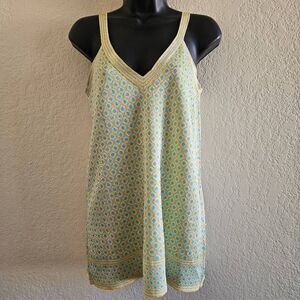 Zara Jaquard Knit Tank Top